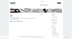 Desktop Screenshot of nicolri.wordpress.com