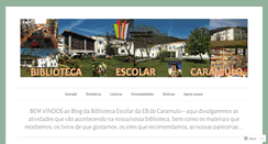 Desktop Screenshot of bibliotecacaramulo.wordpress.com