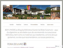 Tablet Screenshot of bibliotecacaramulo.wordpress.com