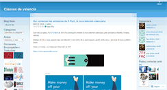 Desktop Screenshot of classesdevalencia.wordpress.com