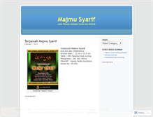 Tablet Screenshot of majmusyarif.wordpress.com