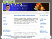 Tablet Screenshot of eatright.wordpress.com