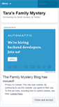 Mobile Screenshot of familymystery.wordpress.com