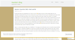 Desktop Screenshot of hambla.wordpress.com