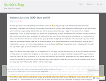 Tablet Screenshot of hambla.wordpress.com