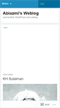 Mobile Screenshot of abiazmi.wordpress.com