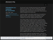 Tablet Screenshot of ethronson.wordpress.com