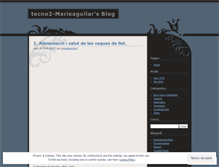 Tablet Screenshot of marieaguilar.wordpress.com