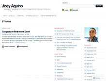 Tablet Screenshot of joeyaquino.wordpress.com