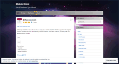 Desktop Screenshot of mobdroid.wordpress.com