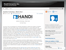 Tablet Screenshot of handienterprises.wordpress.com