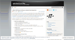 Desktop Screenshot of individualit.wordpress.com