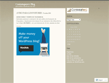 Tablet Screenshot of contrataperu.wordpress.com