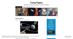 Desktop Screenshot of funnypapers.wordpress.com