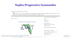 Desktop Screenshot of naplesgymnastics.wordpress.com