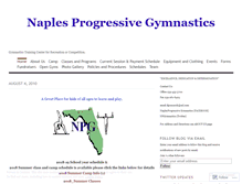 Tablet Screenshot of naplesgymnastics.wordpress.com