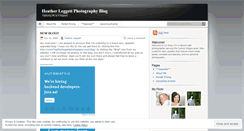 Desktop Screenshot of heatherleggettphotography.wordpress.com