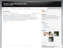 Tablet Screenshot of heatherleggettphotography.wordpress.com