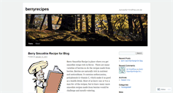 Desktop Screenshot of berryrecipes.wordpress.com