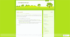 Desktop Screenshot of oneeightylandscape.wordpress.com