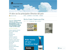 Tablet Screenshot of deloscuatrovientos.wordpress.com