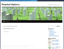 Tablet Screenshot of perpetualvigilance.wordpress.com