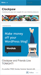 Mobile Screenshot of clockpaw.wordpress.com