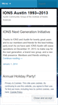 Mobile Screenshot of ionsaustin.wordpress.com