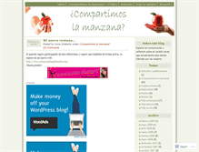 Tablet Screenshot of compartimoslamanzana.wordpress.com