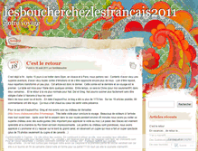 Tablet Screenshot of lesboucherschezlesfrancais2011.wordpress.com