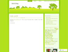 Tablet Screenshot of bulbblog.wordpress.com