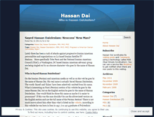 Tablet Screenshot of hassandai.wordpress.com