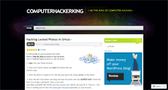 Desktop Screenshot of computerhackerking.wordpress.com