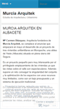 Mobile Screenshot of murciarquitek.wordpress.com