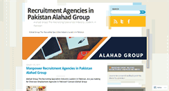 Desktop Screenshot of alahadgroup.wordpress.com