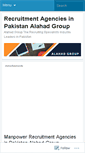 Mobile Screenshot of alahadgroup.wordpress.com