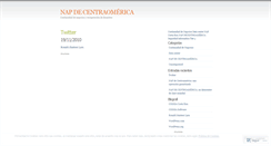 Desktop Screenshot of napdecentroamerica.wordpress.com