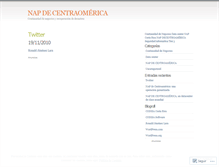 Tablet Screenshot of napdecentroamerica.wordpress.com