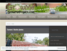 Tablet Screenshot of growmeproject.wordpress.com