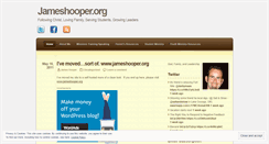 Desktop Screenshot of jameswhooper.wordpress.com