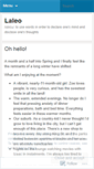 Mobile Screenshot of oelal.wordpress.com