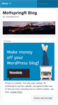 Mobile Screenshot of moffspringr.wordpress.com