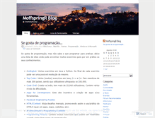 Tablet Screenshot of moffspringr.wordpress.com