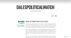 Desktop Screenshot of dalespoliticalwatch.wordpress.com