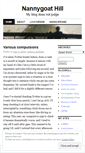 Mobile Screenshot of nannygoathill.wordpress.com