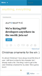 Mobile Screenshot of anythingforeverything.wordpress.com