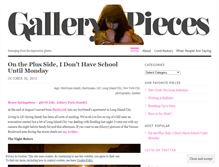 Tablet Screenshot of gallerypieces.wordpress.com