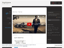 Tablet Screenshot of popxclusive.wordpress.com