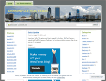 Tablet Screenshot of jaxrealestate.wordpress.com