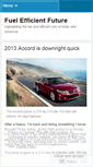 Mobile Screenshot of fuelefficientfuture.wordpress.com